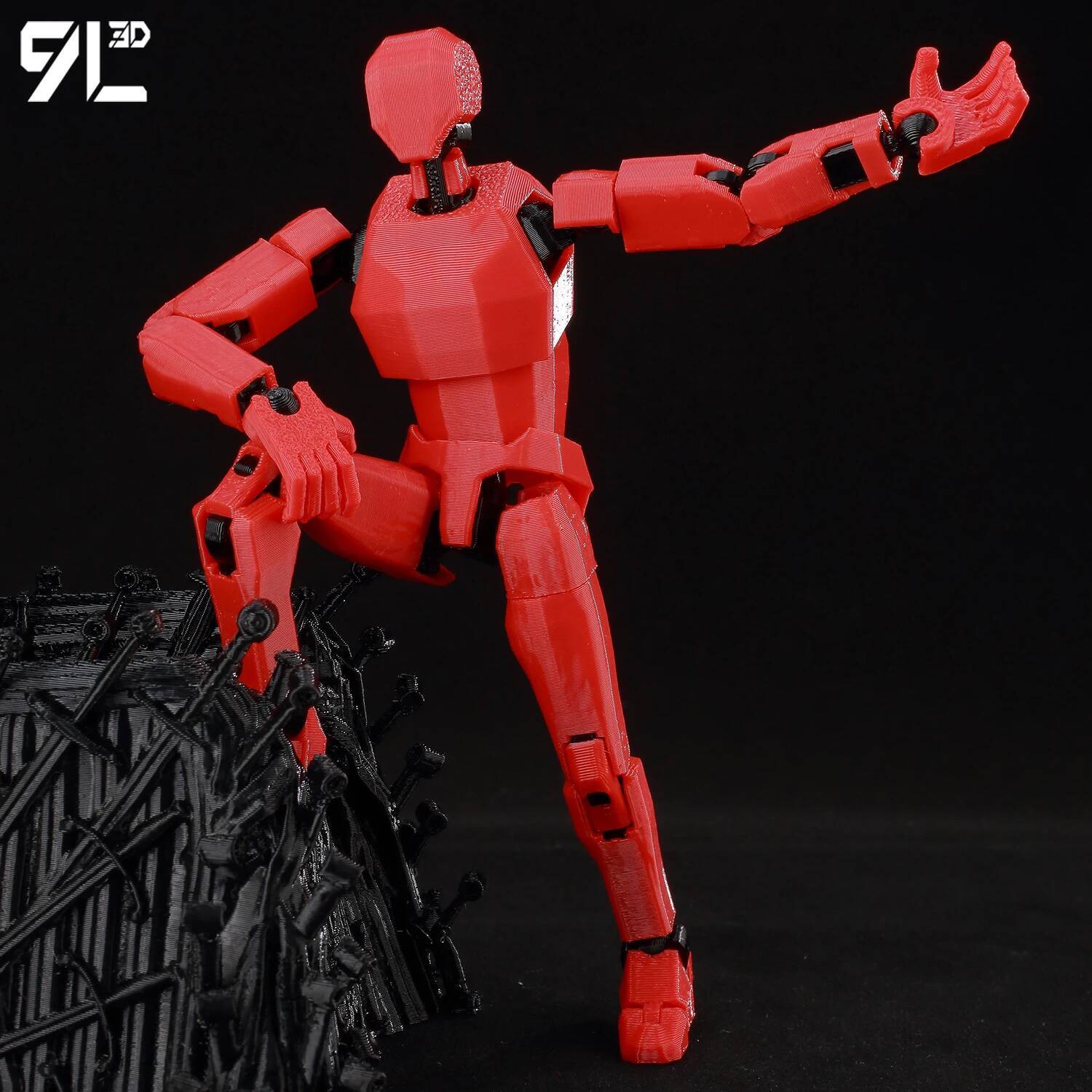 9L3D مطبوعة Dummy13 Lucky13 T1 - مراجعة 3D Printing Robot وسعره