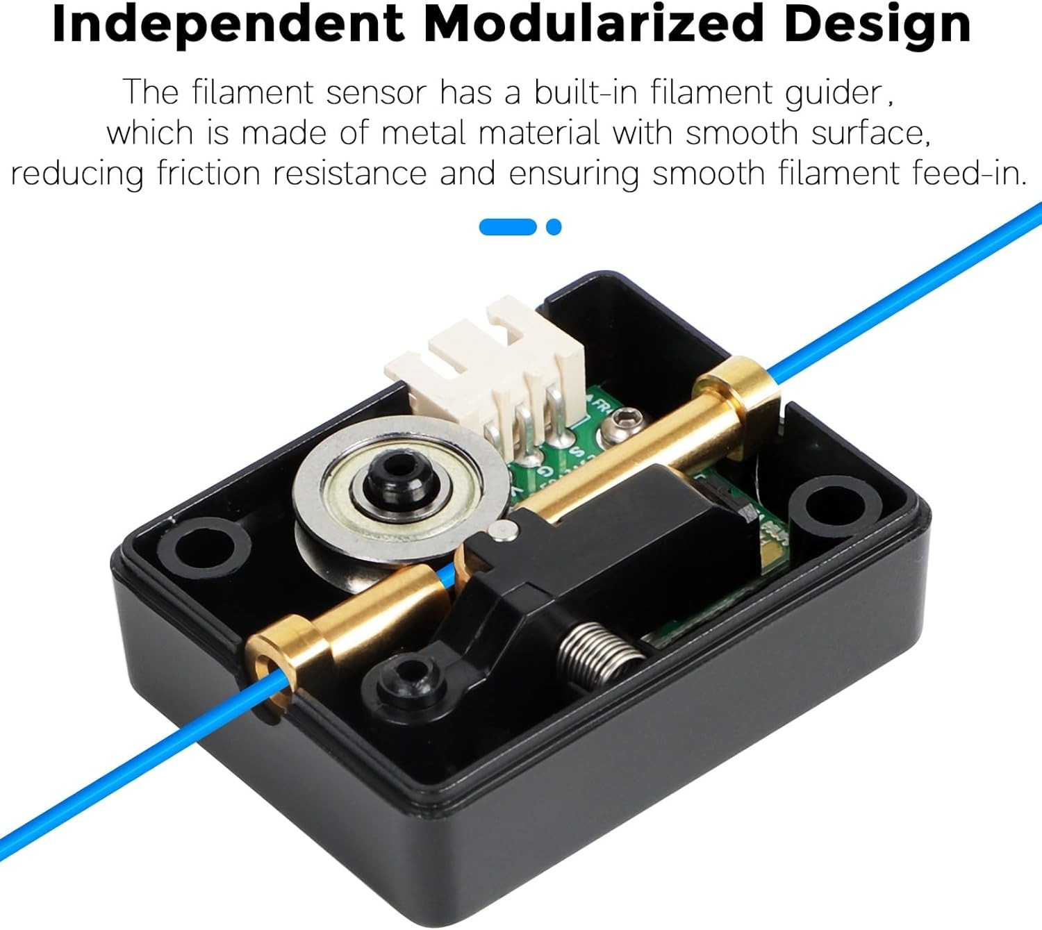 مستشعر تنزيل خيوط Creality End - مراجعة Filament Runout Sensor وسعره