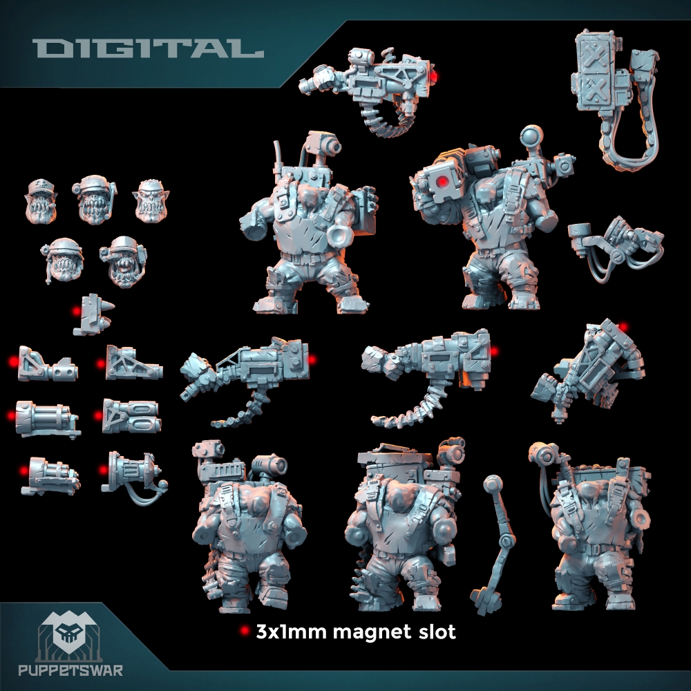 Orc Ultimate Badasses Squad، ش - مراجعة 3D Printing Robot وسعره
