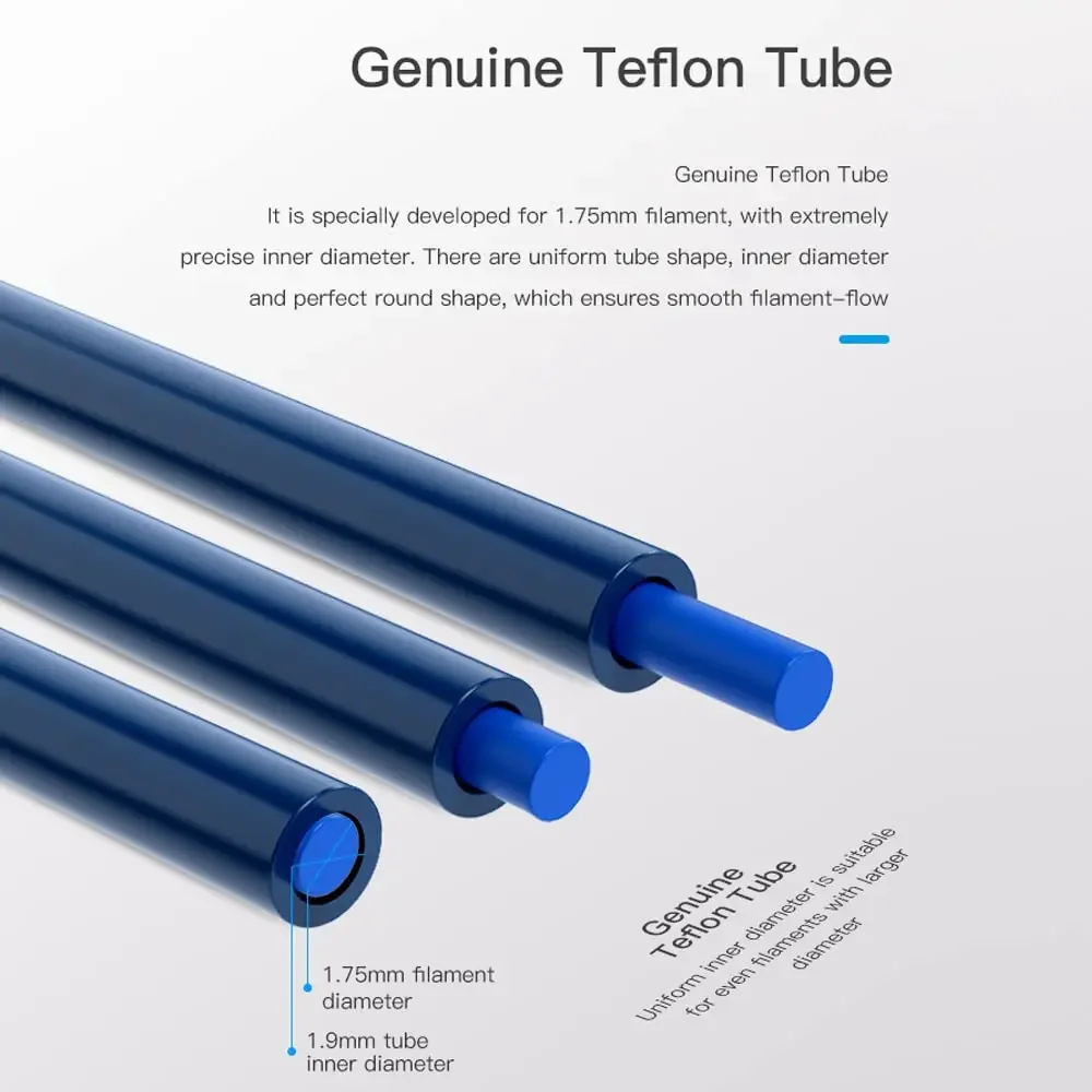أنابيب PTFE زرقاء من CREALITY  - مراجعة 3D Printing News وسعره
