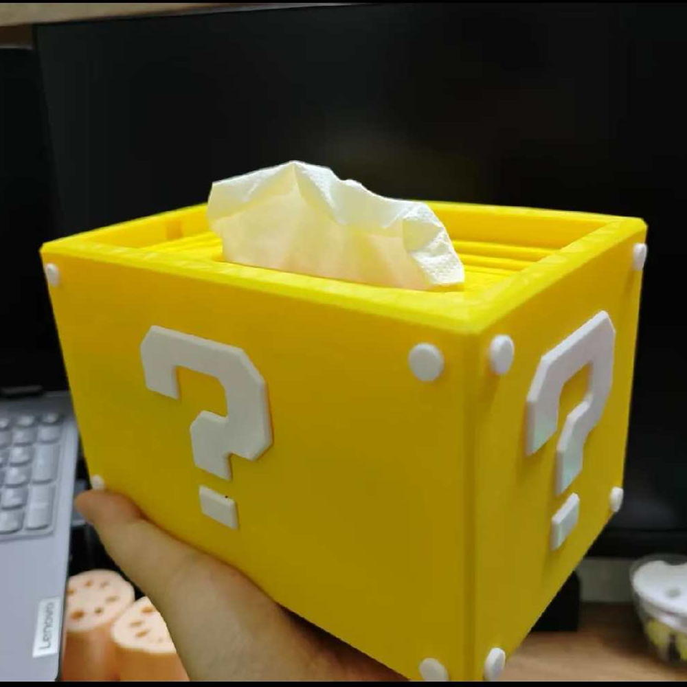 صندوق مناديل سؤال مطبوع ثلاثي  - مراجعة 3D Printing Questions وسعره
