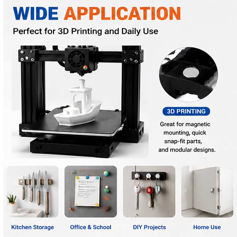200 قطعة/علبة مجموعة مغناطيسات - مراجعة 3D Printing Process وسعره